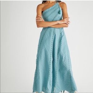 Free People Bella One Shoulder Maxi Dress